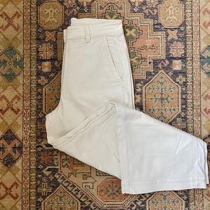 Everlane Wide Leg Crop Pant in Bone